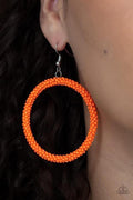 Orange seed bead