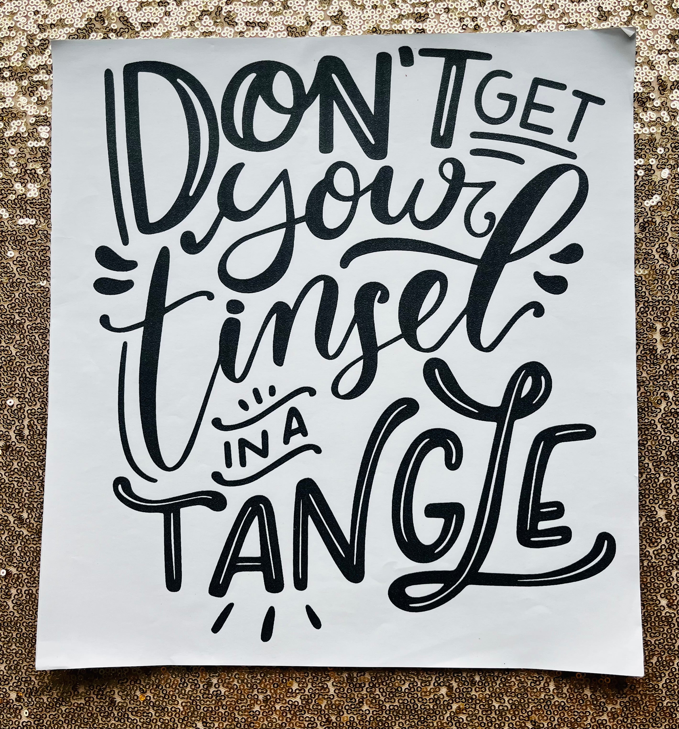 Don’t get your tinsel in a tangle