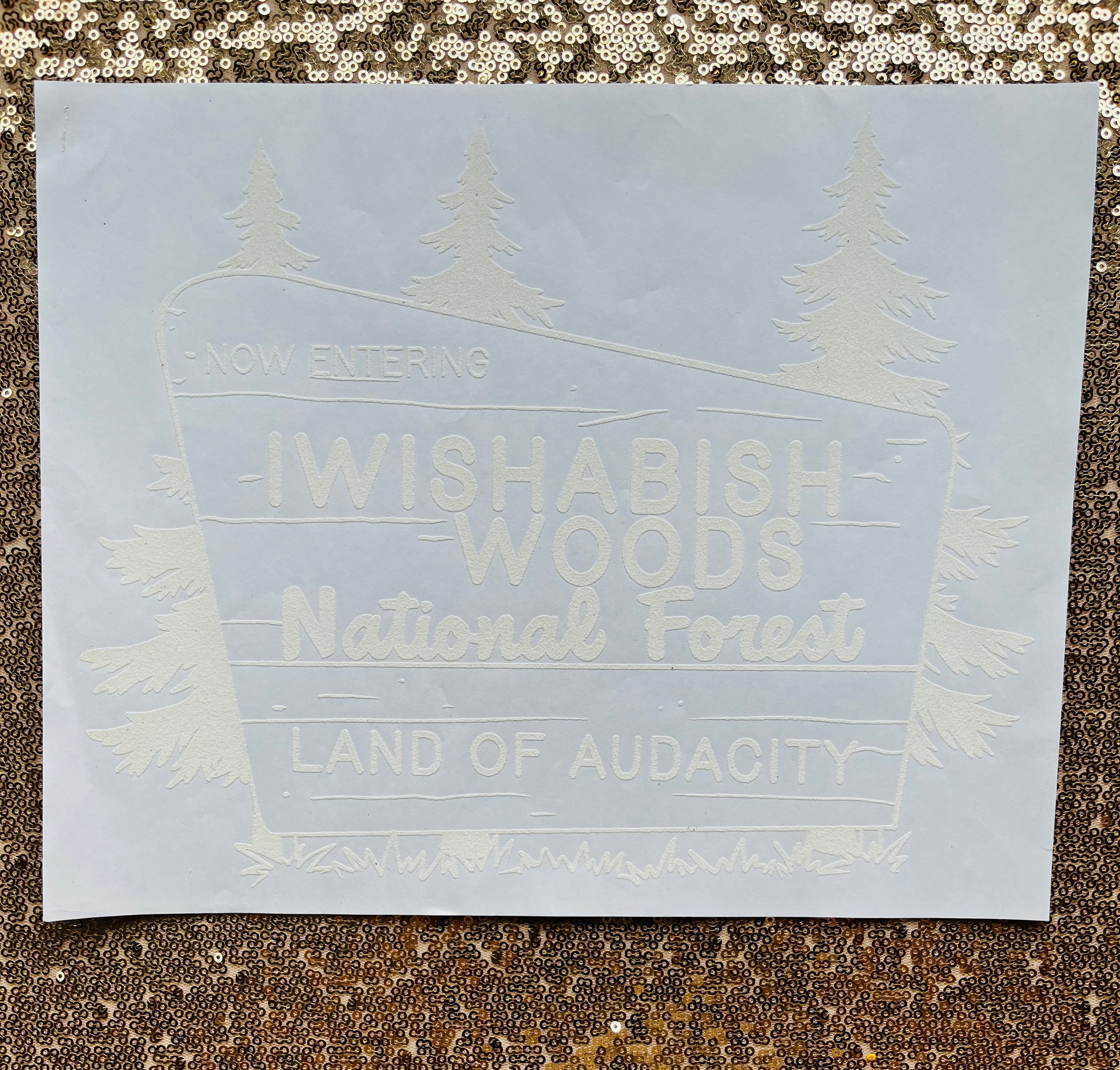 I wish a bish woods white