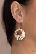Rose gold hammered