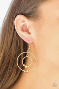 Beaded gold circle