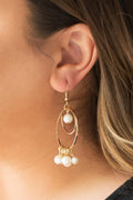 Gold circle pearls