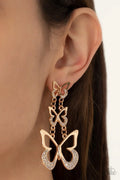Butterfly gold dangle