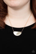 Gold palm leaf