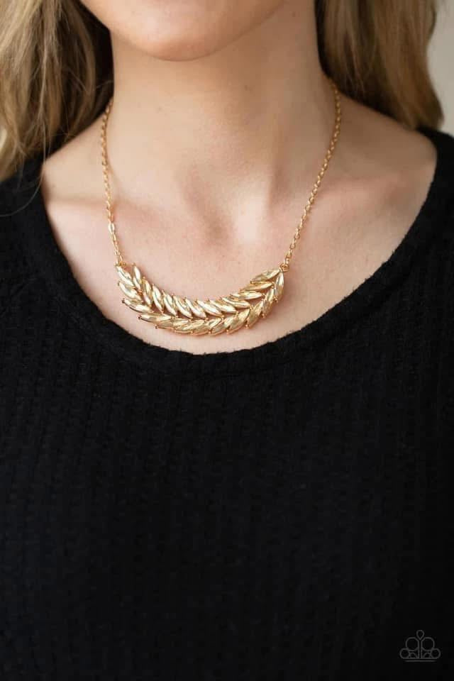 Gold feather