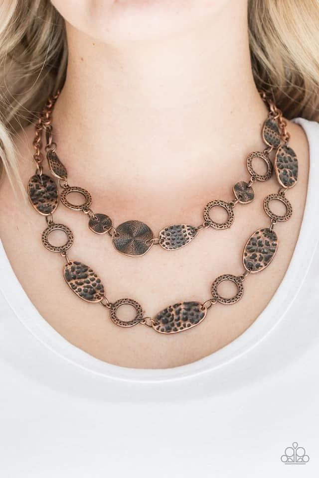 Copper textured