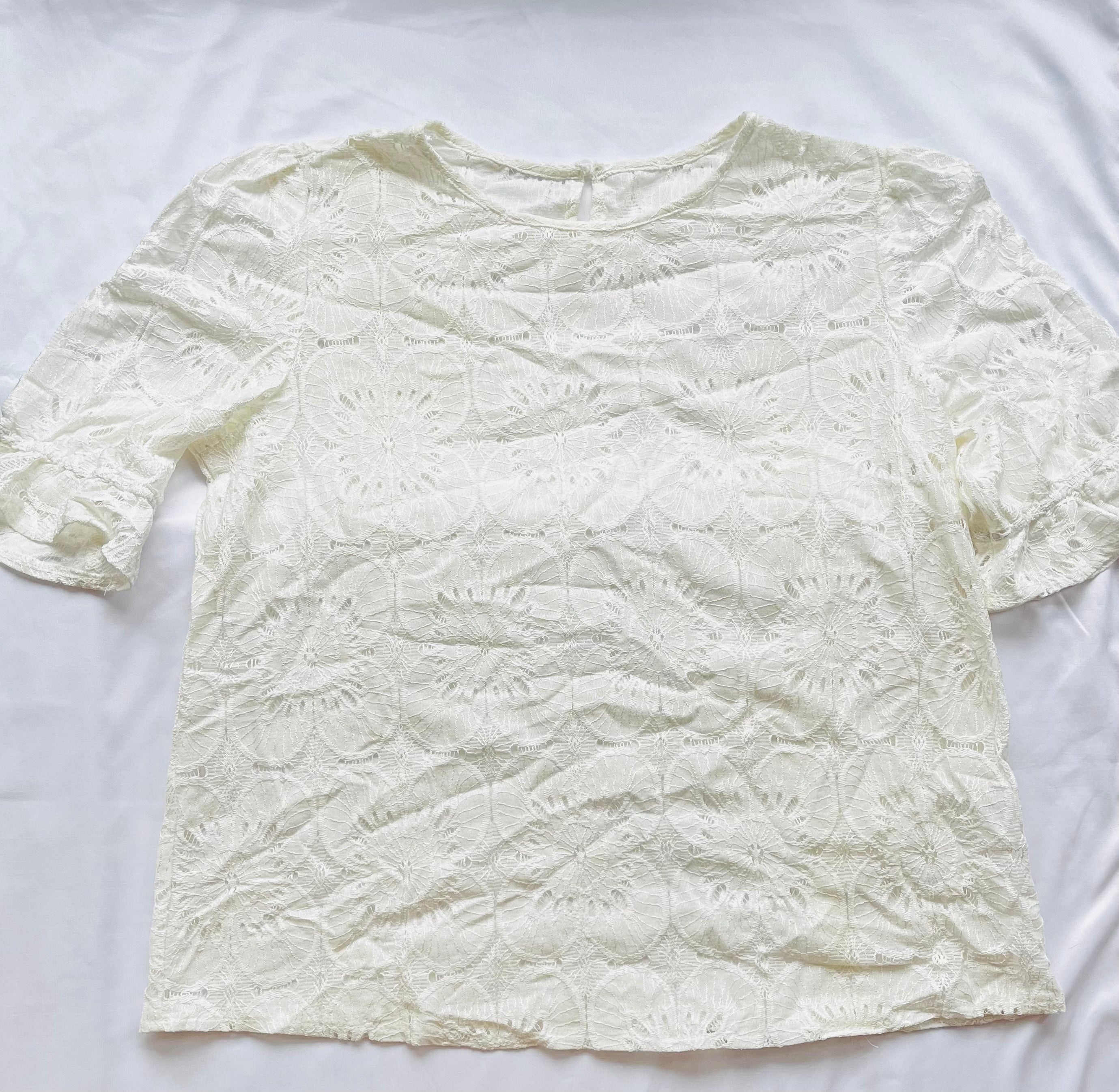 White Lace Blouse