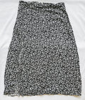 Long skirt with side slit