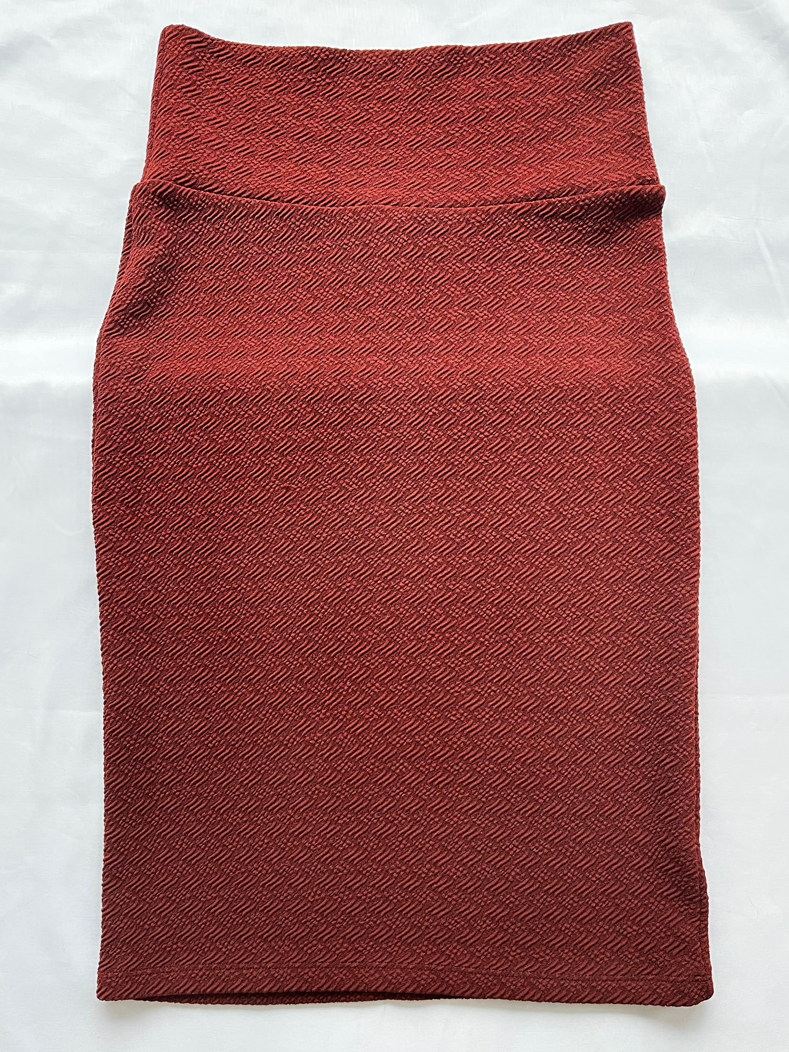 Lularoe Burgundy pencil skirt