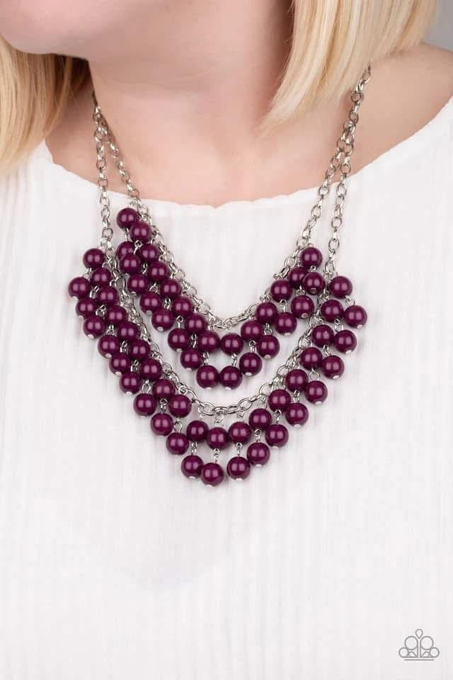 Eggplant purple multi layer