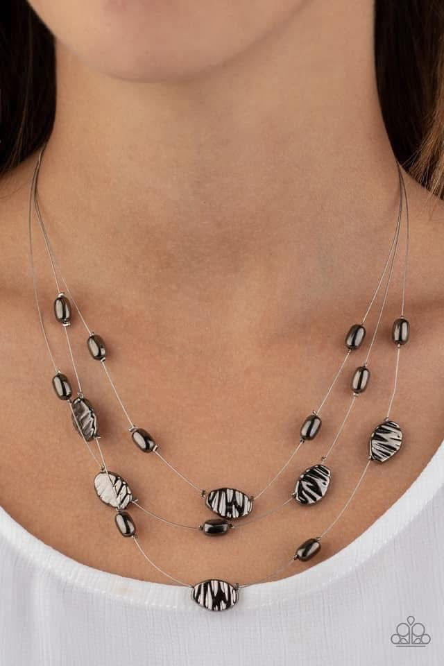 Gunmetal/Black wire