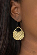 Basket woven brass