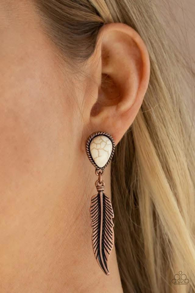 Copper feather