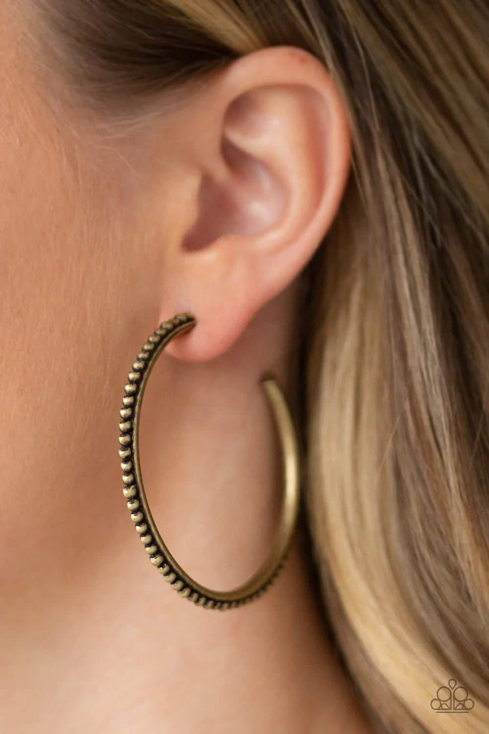 Beaded hoop
